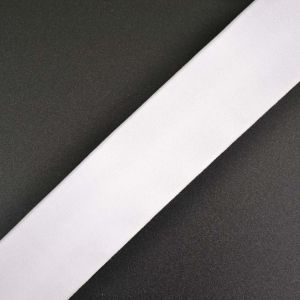 Ruban velours élastique 4 cm blanc