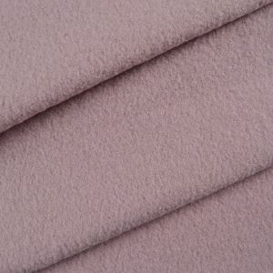Tissu manteau de laine/ loden rose clair