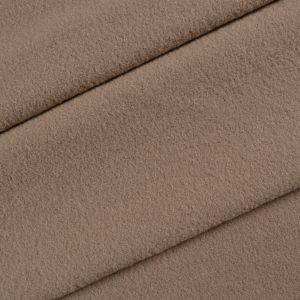 Tissu manteau de laine/ loden brun clair