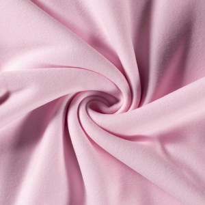 Tissu coton polaire premium rose clair