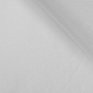 Tissu jersey bord côte tubulaire OSKAR blanc № 1