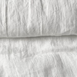 Tissu lin blanc largeur 285 cm