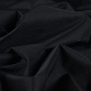 Tissu sport polyester avec couche imperméable noir