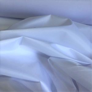 Tissu sport polyester avec couche imperméable white