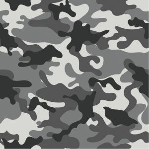 Tissu sweat camouflage  blanc