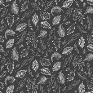 Éco cuir design (simili cuir) avec impression Amélie feuilles tombantes 700g