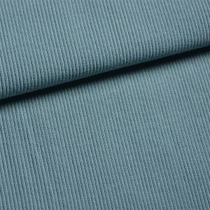 Tissu jersey bord côte tubulaire RIB OSKAR bleu gris № 46