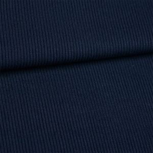 Tissu jersey bord côte tubulaire RIB OSKAR bleu foncé № 28