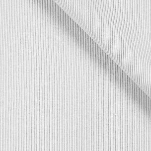 Tissu jersey bord côte tubulaire RIB OSKAR blanc № 1