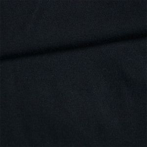 Tissu jersey bord côte tubulaire OSKAR noir № 16