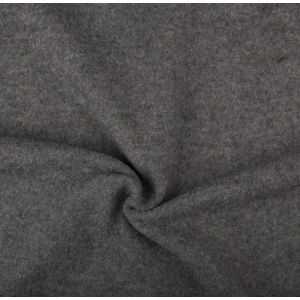 Tissu manteau de laine gris